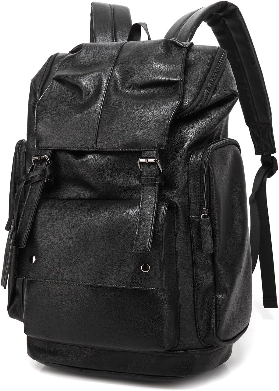 Baosha BP-16 PU Leather Casual Backpack for Everyday Use