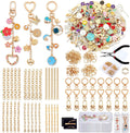 Wurosi 544Pcs Lip Gloss Keychain Making Kit with Charms - Complete DIY