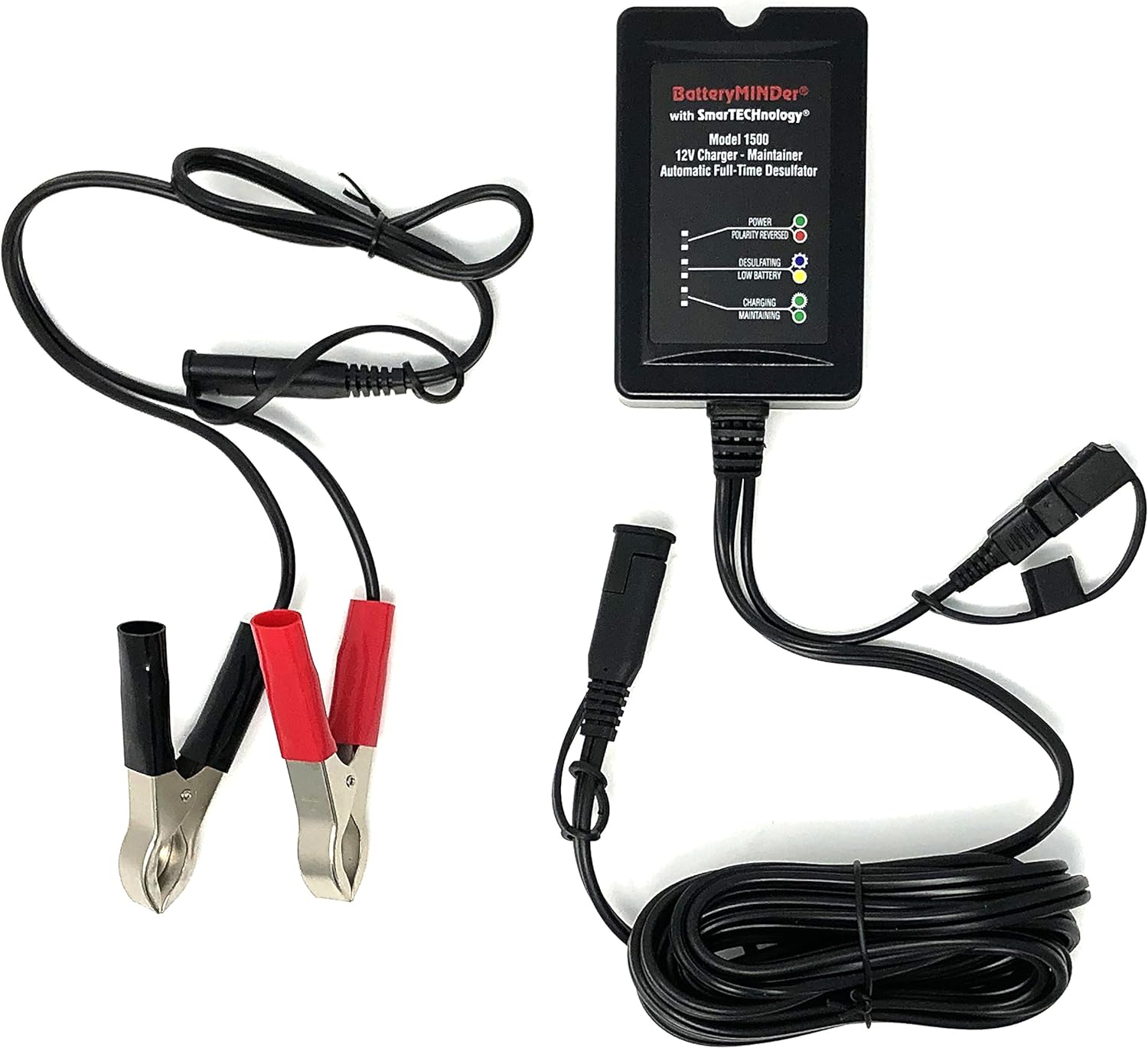 BatteryMINDer 1500: 12 Volt-1.5 AMP Charger and Maintainer