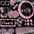 Bling Car Accessories Set - 27-Piece Stylish Kit for Cars