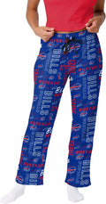 FOCO Women's NFL Team Logo Mini Print Lounge Pants - Soft Comfort rep