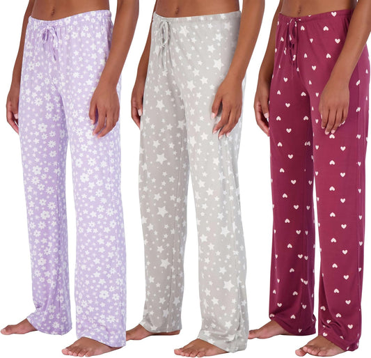 Ultra-Soft Comfy Pajama Lounge Pants for Women in Plus Sizes