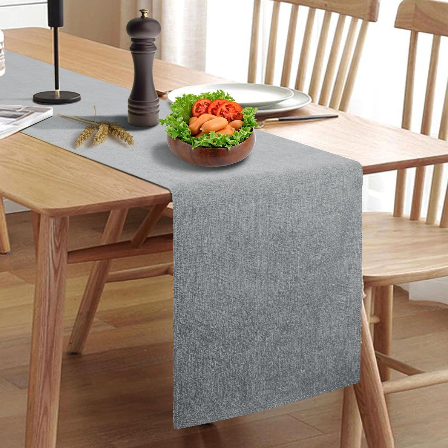 Waterproof Wipeable Table Runner for Rustic Farmhouse Style