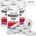Perco Best By Labels for Monarch 1131 - Bulk 24 Rolls (60,000)