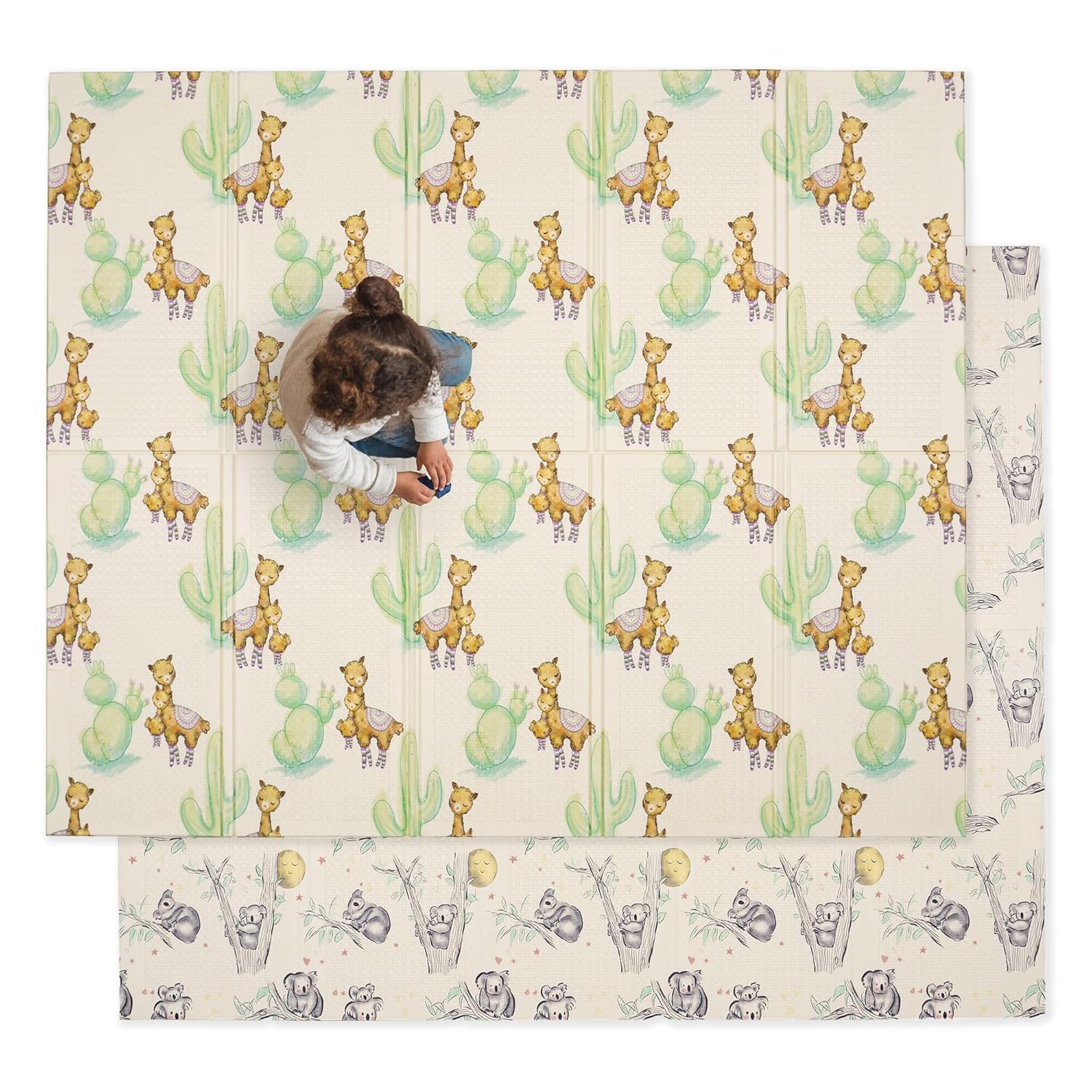 Large Folding Foam Play Mat for Infants and Toddlers - 70 in