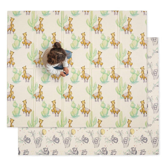 Large Folding Foam Play Mat for Infants and Toddlers - 70 in
