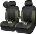 CAR PASS Waterproof Car Seat Covers for All Vehicles, Olive Green