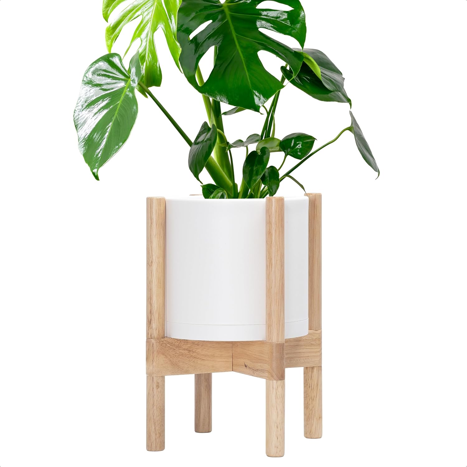 D'vine Dev Planter Pot with Stand - 8 Inch Modern Flower Pot