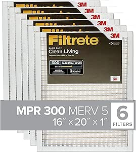 Filtrete 16x20x1 Air Filter for Cleaner Home Air Quality