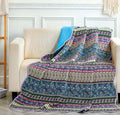 Cozyholy Boho Quilt Twin Size 100% Cotton - Lightweight Reversible