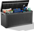 60 Gallon Waterproof Resin Deck Box - Compact Outdoor Storage