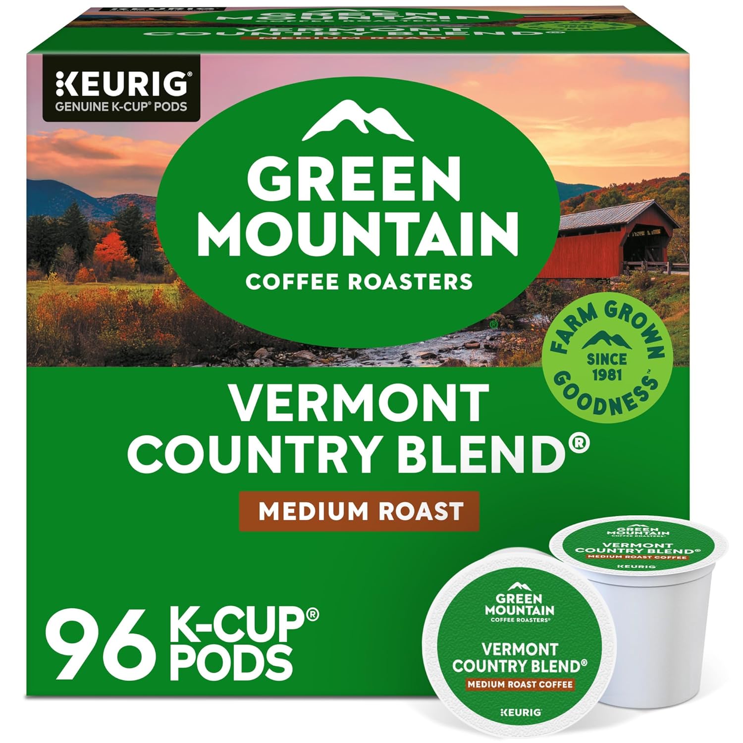 Green Mountain Coffee Roasters Vermont Country Blend K-Cups
