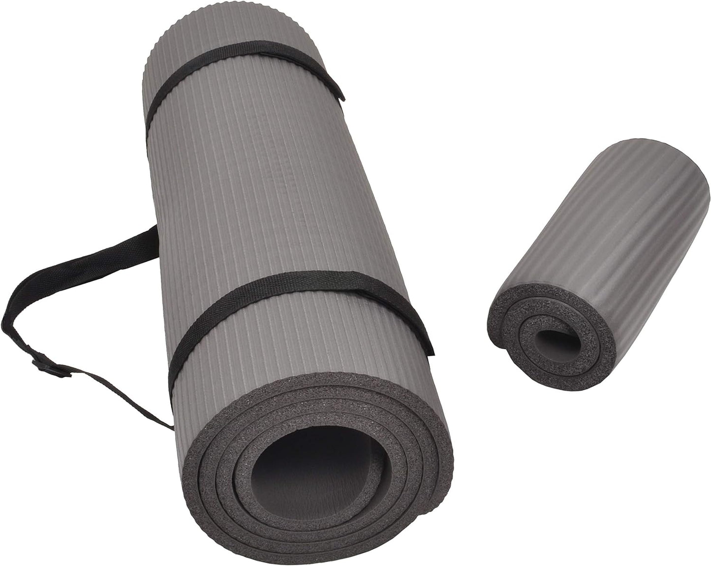 Extra Thick Anti-Tear Yoga Mat with Knee Pad - Fits All!