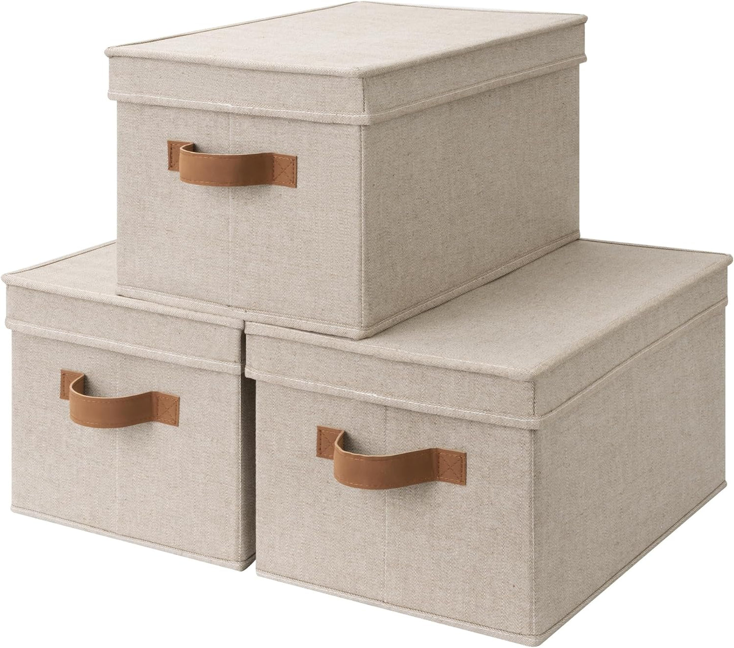 Large Storage Bins with Lids for Efficient Home Organization