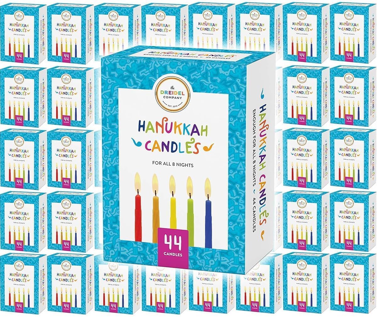 20-Pack Menorah Candles for All 8 Nights of Chanukah Fun