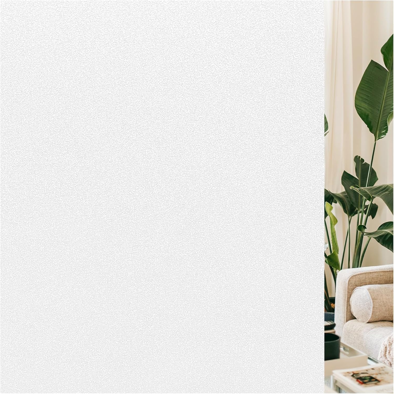 LUTE Window Privacy Film for Frosted Glass and Heat Control