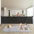 Retractable Baby Gates Dog Gate 200in Extra Wide Mesh Safety Gate