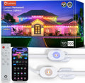 Permanent Outdoor Lights 200ft with Remote - 120 RGBAICW LEDs for Home