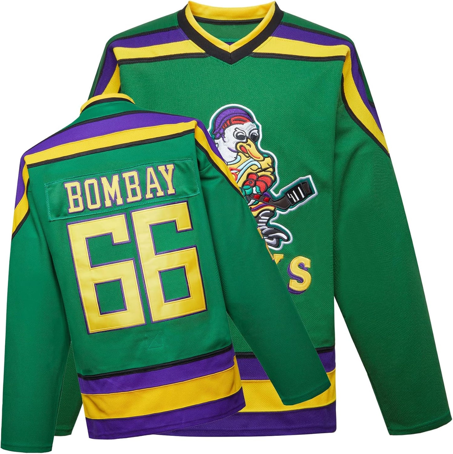 Mighty Ducks Jersey Movie Ice Hockey Jersey for Fans of 90s Style