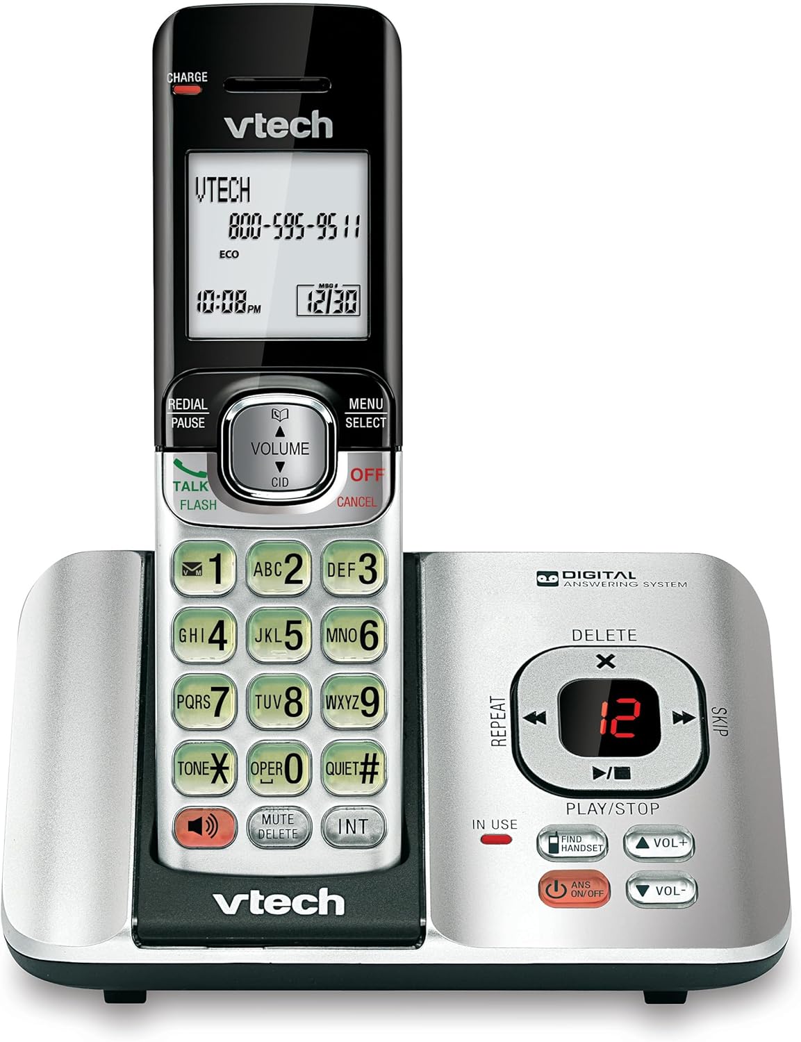 VTech CS6529 DECT 6.0 Phone System with Caller ID and Handset