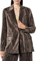 Blake Long Blazer for Women - Stretch Velvet Longline Fit