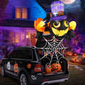 Halloween Trunk or Treat Car Decoration Kit - 6ft Spider with Web