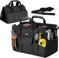 Heavy Duty Tool Bag with Multi-Pockets - Rugged 16in Tool Organizer
