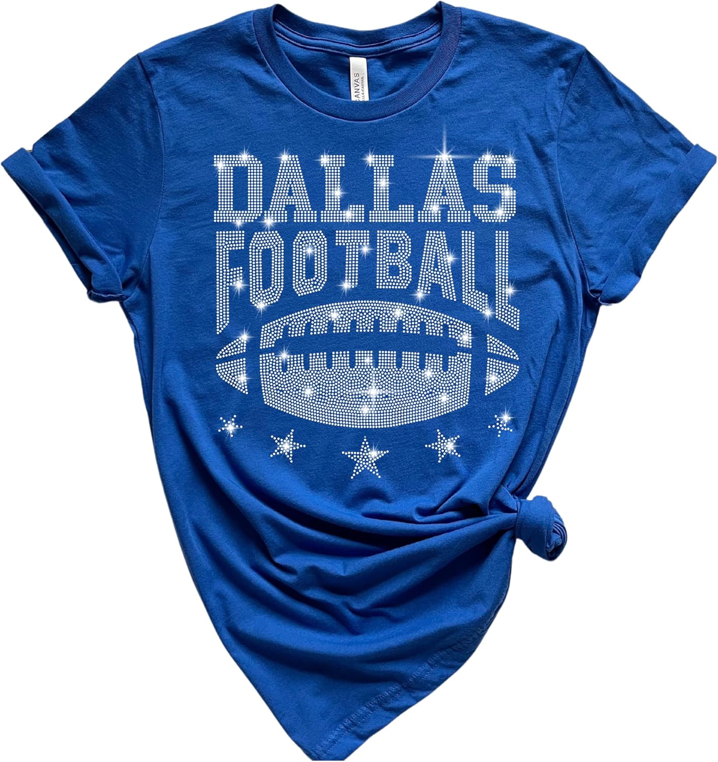 Retro Style Dallas Texas Rhinestone Fan T-Shirts for Everyone