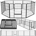 OFIKA Heavy Duty Metal Dog Playpen for Medium and Small Pets