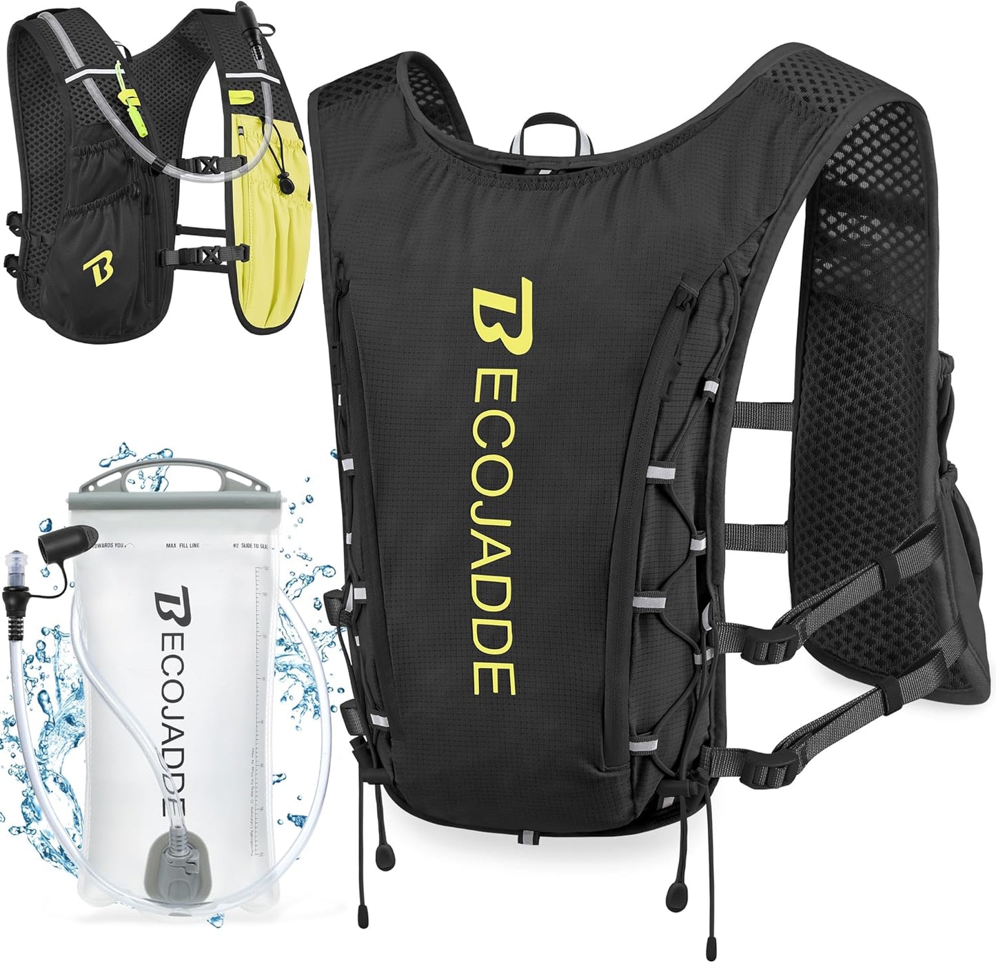 Running Vest Hydration Backpack for Men Women - 5L Lightweight