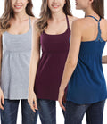 Maternity Nursing Tank Tops with Bralette - Comfortable Everyday Layer