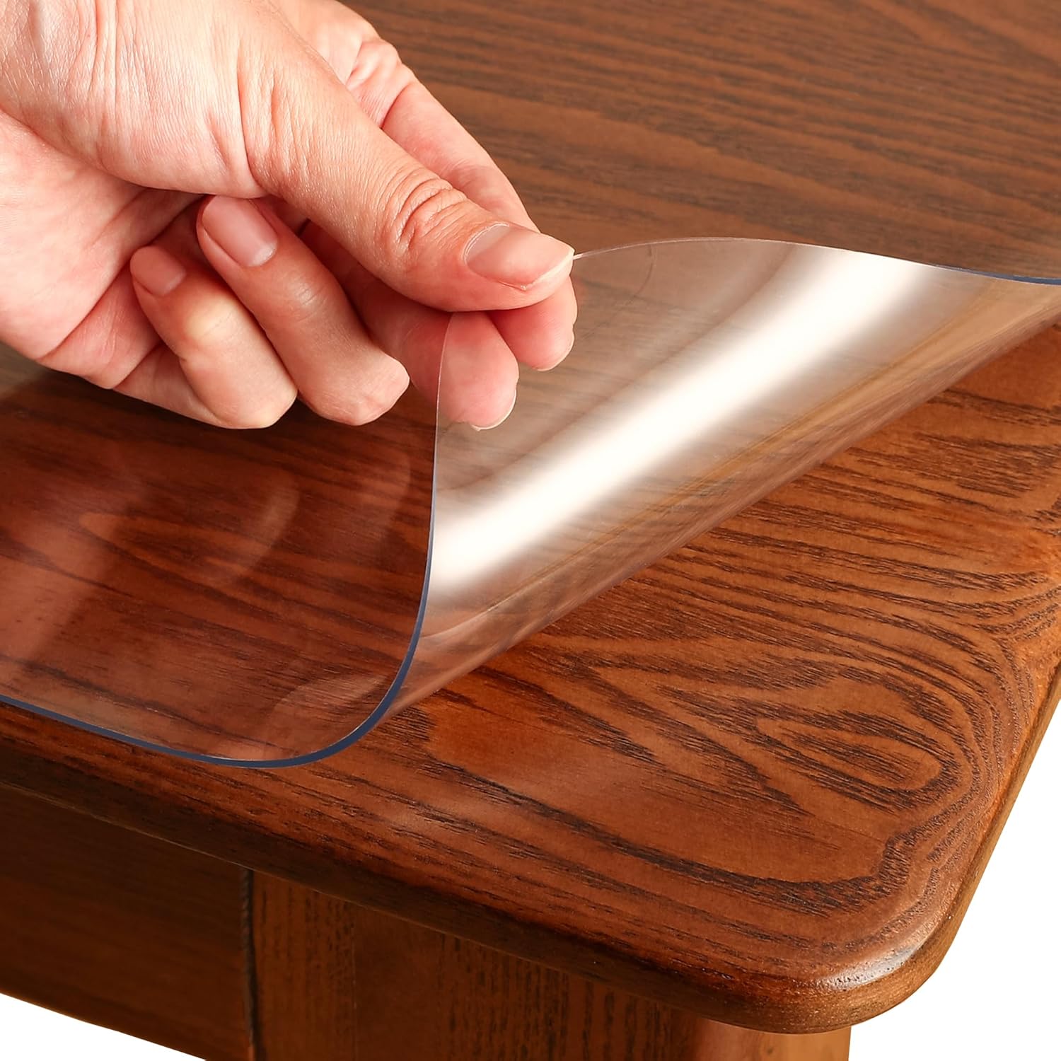Clear Table Cover Protector for Dining Table and Office Use