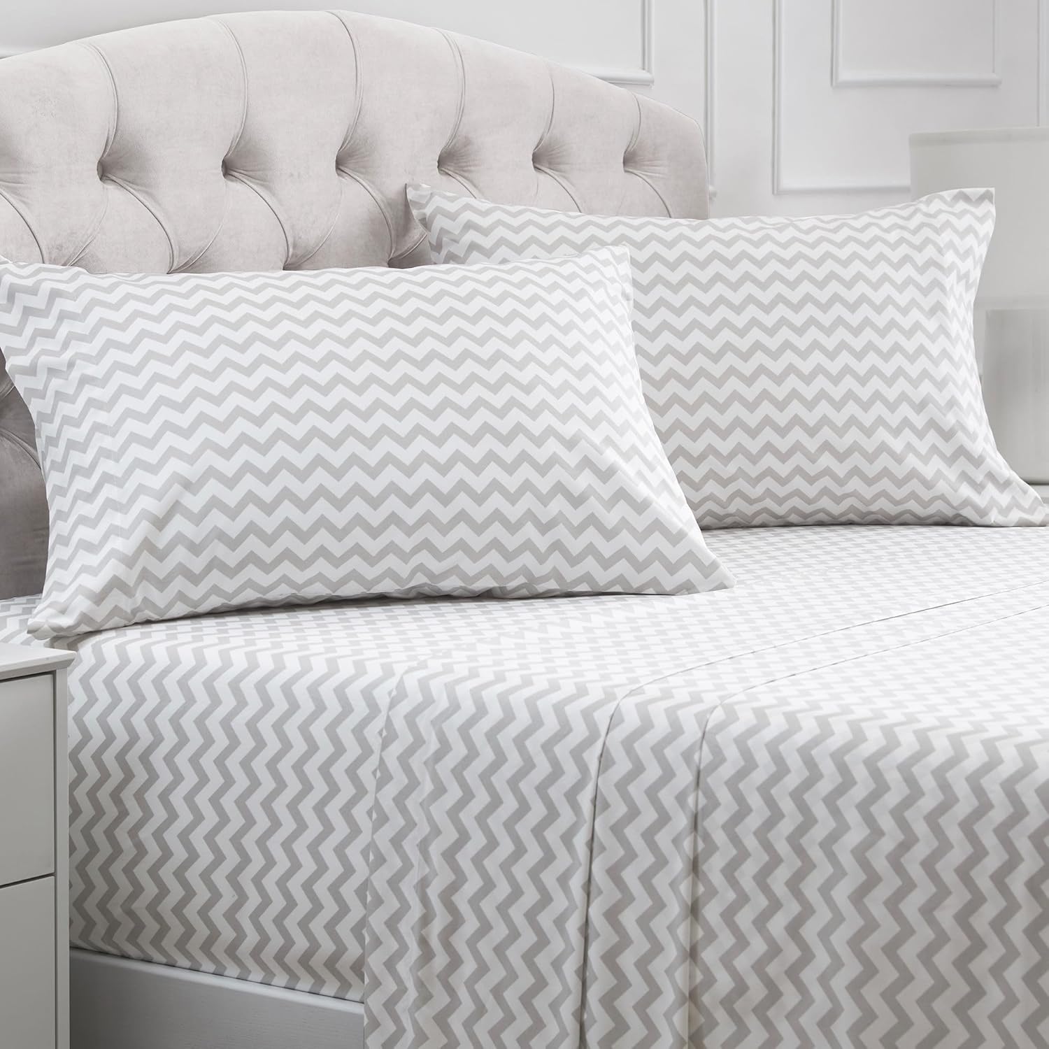 Mellanni King Sheets Set - Luxury Cooling Bed Sheets for Comfort