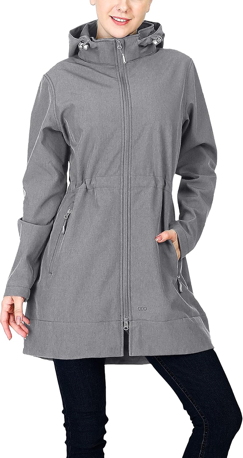 33,000ft Women's Waterproof Softshell Long Rain Jacket Review