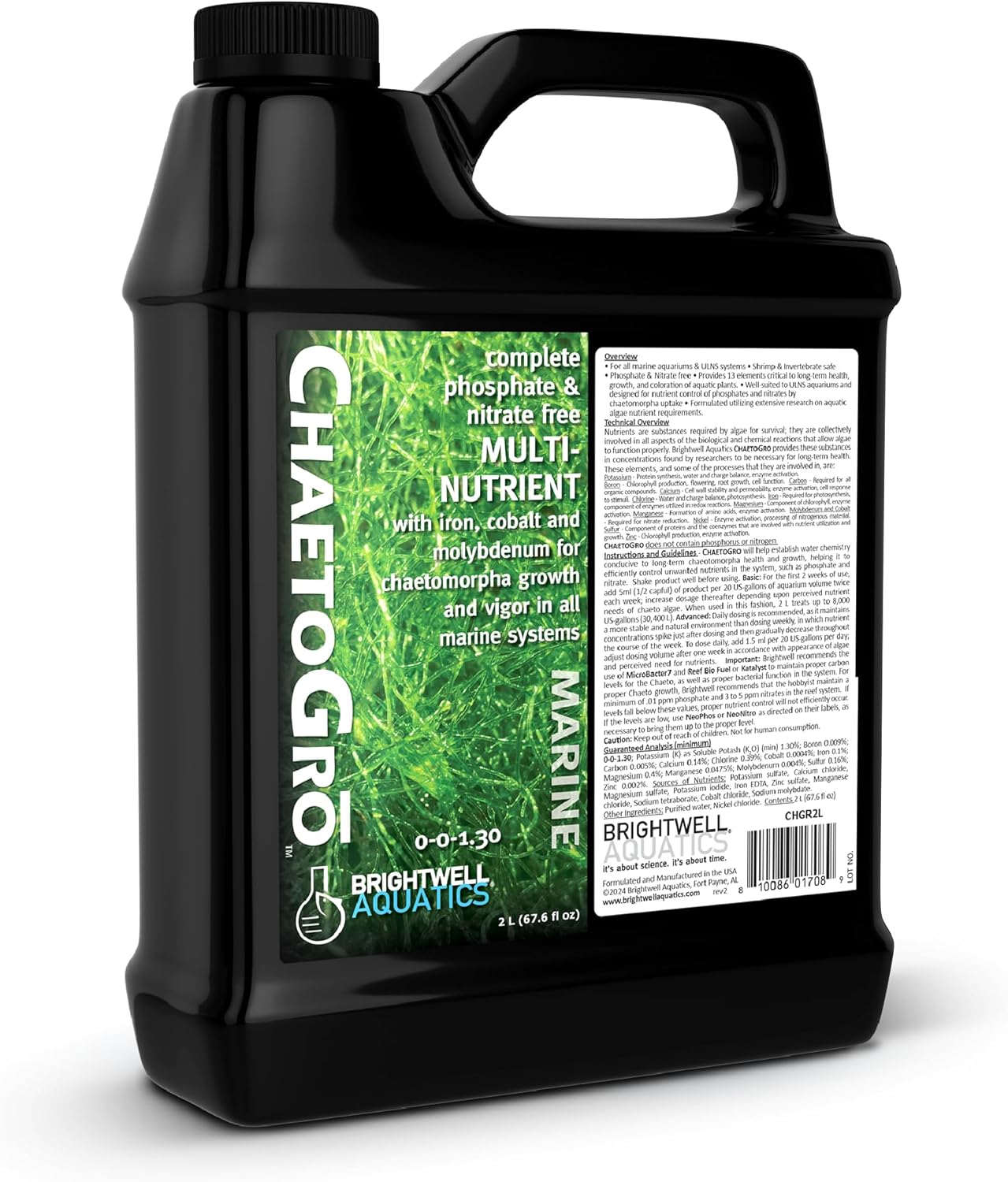 ChaetoGro Algae Nutrient Supplement for Marine Fish Tanks