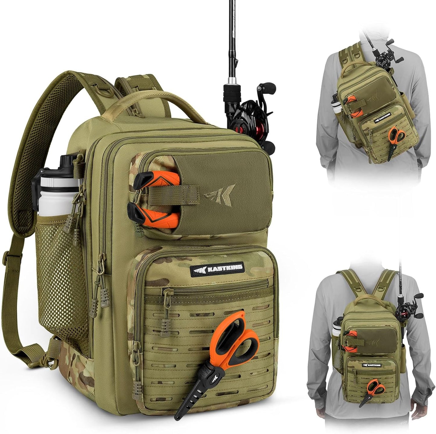 KastKing BlowBak Tactical Sling Tackle Bag for Fishing Adventures