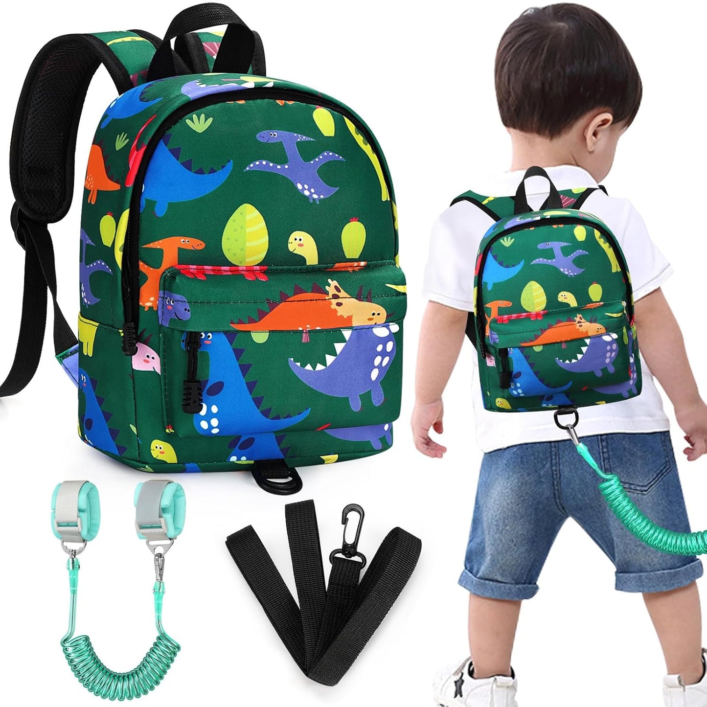 Cute Dinosaur Toddler Backpack Leash by Accmor