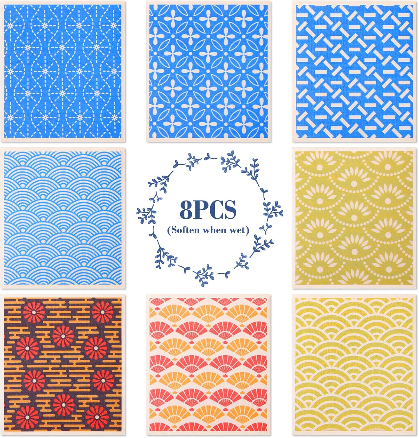 Lucomb Reusable Swedish Dishcloths: Absorbent & Fast Drying