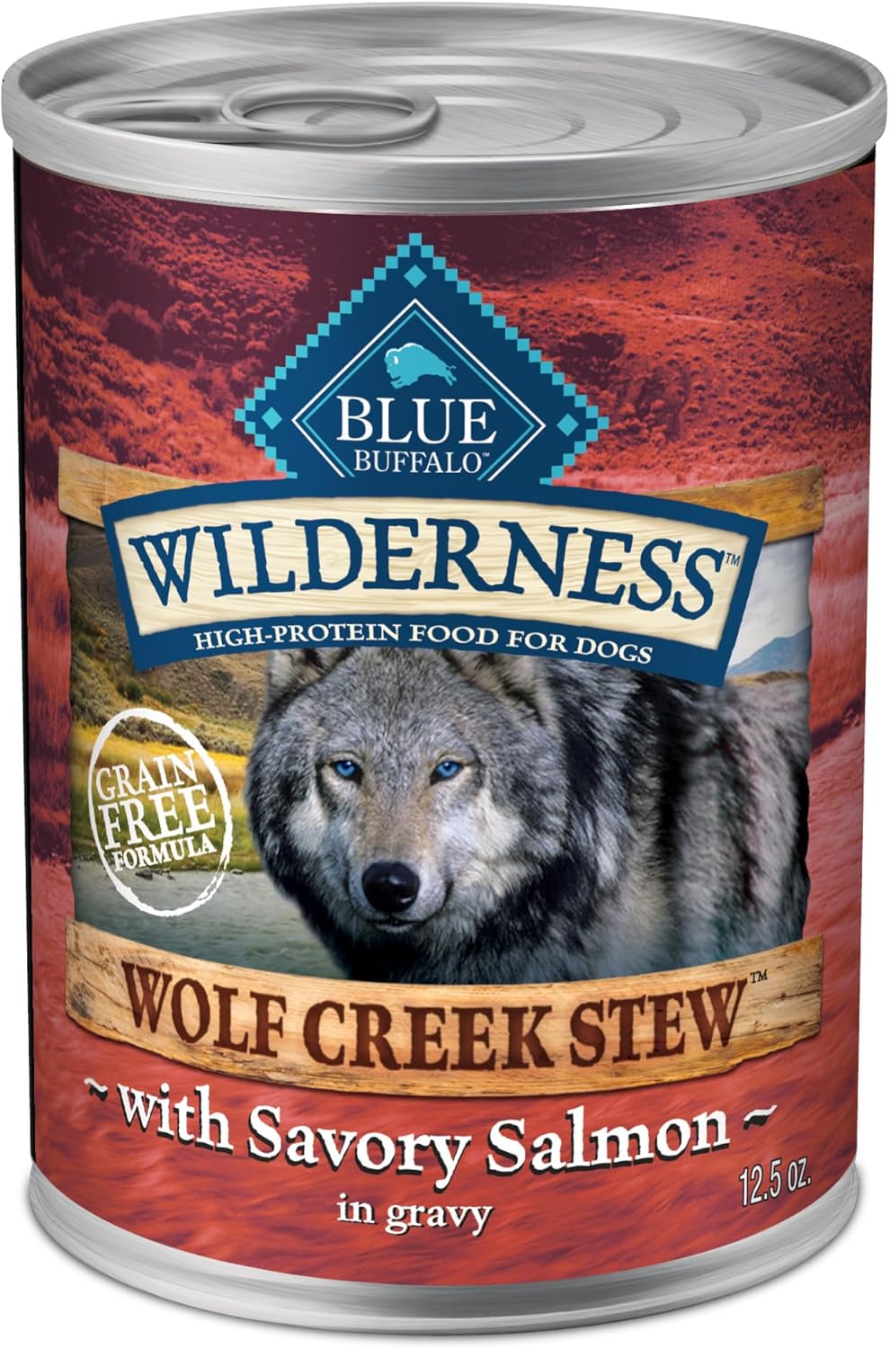 Blue Buffalo Wilderness Wolf Creek Stew High Protein Dog Food