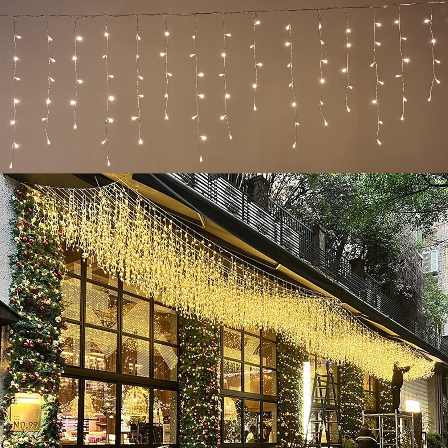 Twinkle Your Way to Festivity with LOFTOLMEA Icicle Lights
