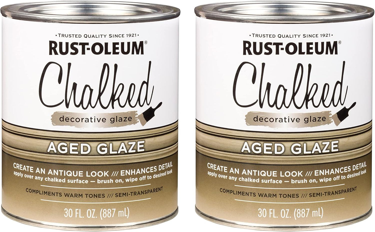 Rust-Oleum Chalked Decorative Glaze for Antique Finishes 2 Pack