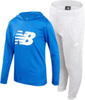 Boys' Active Sweatsuit 2-Piece Waffle Knit Hoodie (Style T13V)