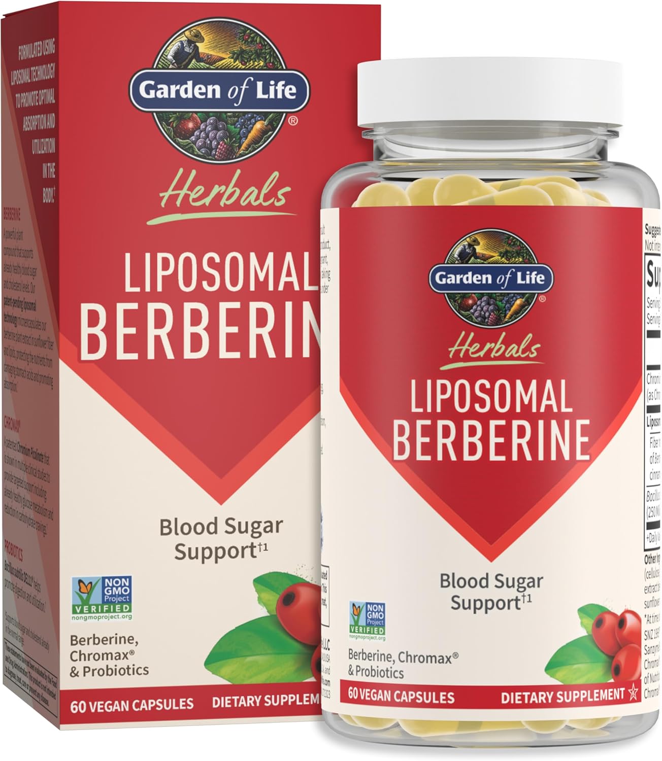 Liposomal Berberine and Chromium Picolinate for Healthy Blood Sugar