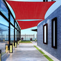 Custom Size 11ft x 17ft Red Rectangle Sun Shade Sail Canopy - Durable
