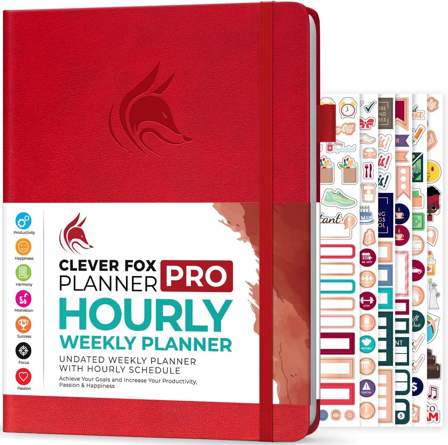 Clever Fox Planner PRO: Undated Weekly & Monthly Life Organizer