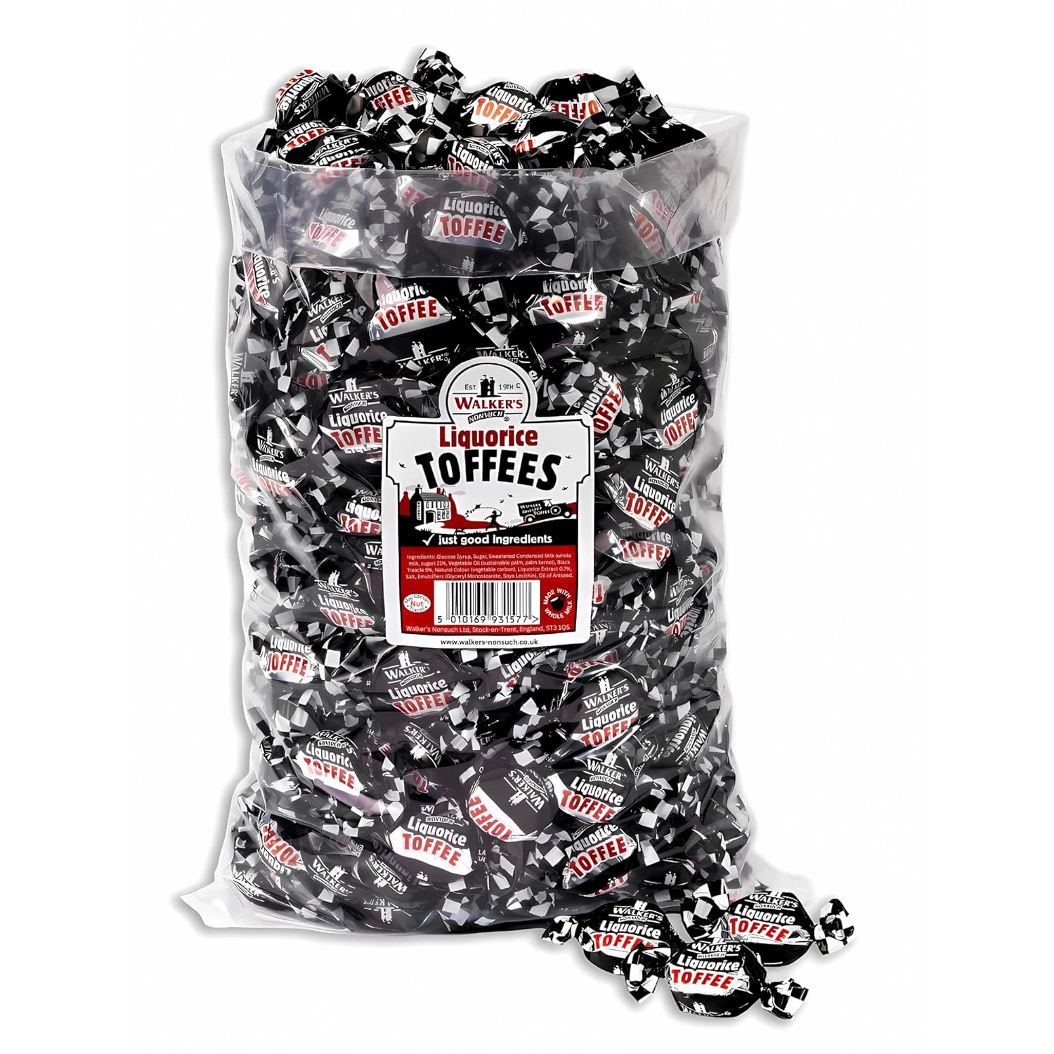 Walkers Nonsuch Liquorice Toffees Bulk Bag for Sweet Lovers