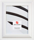 11x14 Picture Frame White Satin Mica - Contemporary Upscale