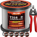 Stainless Steel Cable for Railing 500ft 1/8 in - Marine-Grade Strength