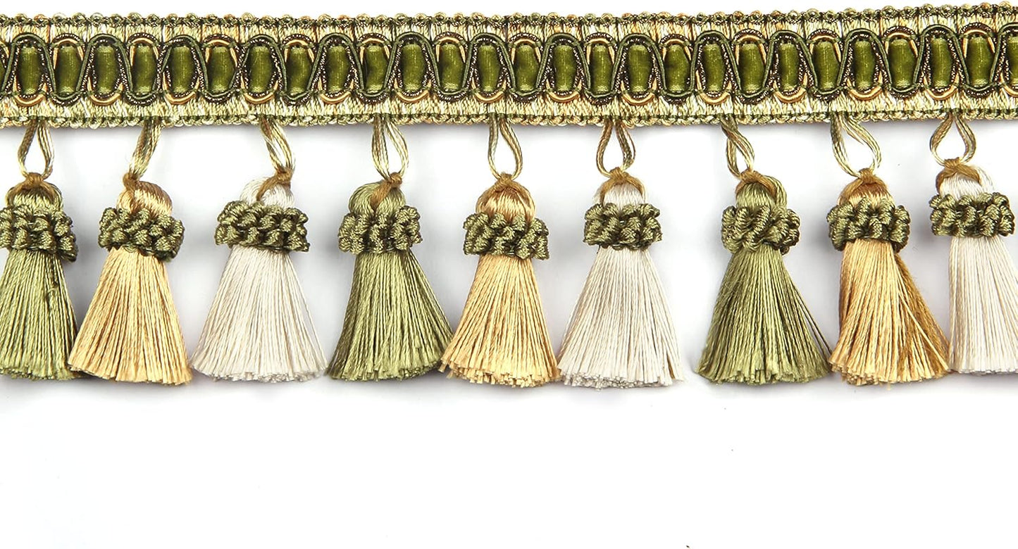 Handmade Tassel Fringe Trim for DIY Home Decoration Projects