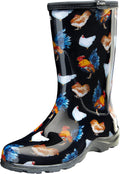 Sloggers Waterproof Garden Rain Boots for Women - Mid-Calf Comfort but